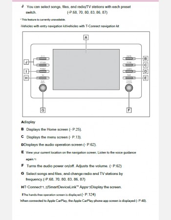 toyota land cruiser 300 series 2024-2025 navigation & multimedia system manual